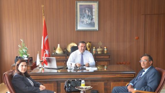 KKTC Konsolosu İnanıroğlu Müdürlüğümüzü ziyaret etti