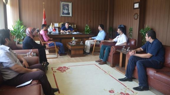Mersin Genç MÜSİAD Başkanı Halil Aydoğan ve Yönetim Kurulu üyeleri Müdürlüğümüzü ziyaret etti