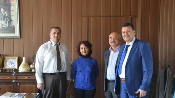 Mezitli Belediyesi Başkan Yardımcısı Şamiloğlunun ziyaretinde projeler görüşüldü