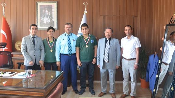 Tarsus Fen Lisesinden Müdürlüğümüze Ziyaret