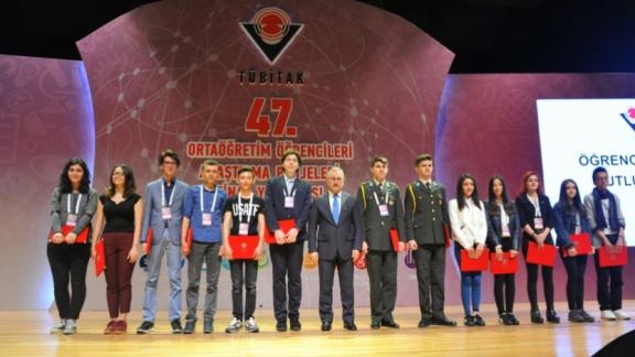 TÜBİTAK 47.Ortaöğretim Öğrencileri Araştırma Projeleri Yarışması Ankara Finalleri Mersin İl Dereceleri