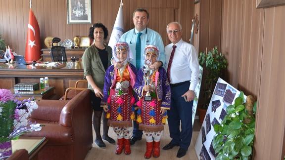  Halk Oyunları Türkiye Finalistlerinden Müdürlüğümüze Ziyaret