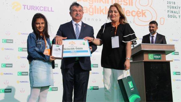 Yeşilay 8. Sağlıklı Nesil, Sağlıklı Gelecek Yarışması Görsel Katagori İlkokul Türkiye Birincisi Mersin Yenişehir Belediye Bilim Sanat Merkezi Öğrencisi Oldu