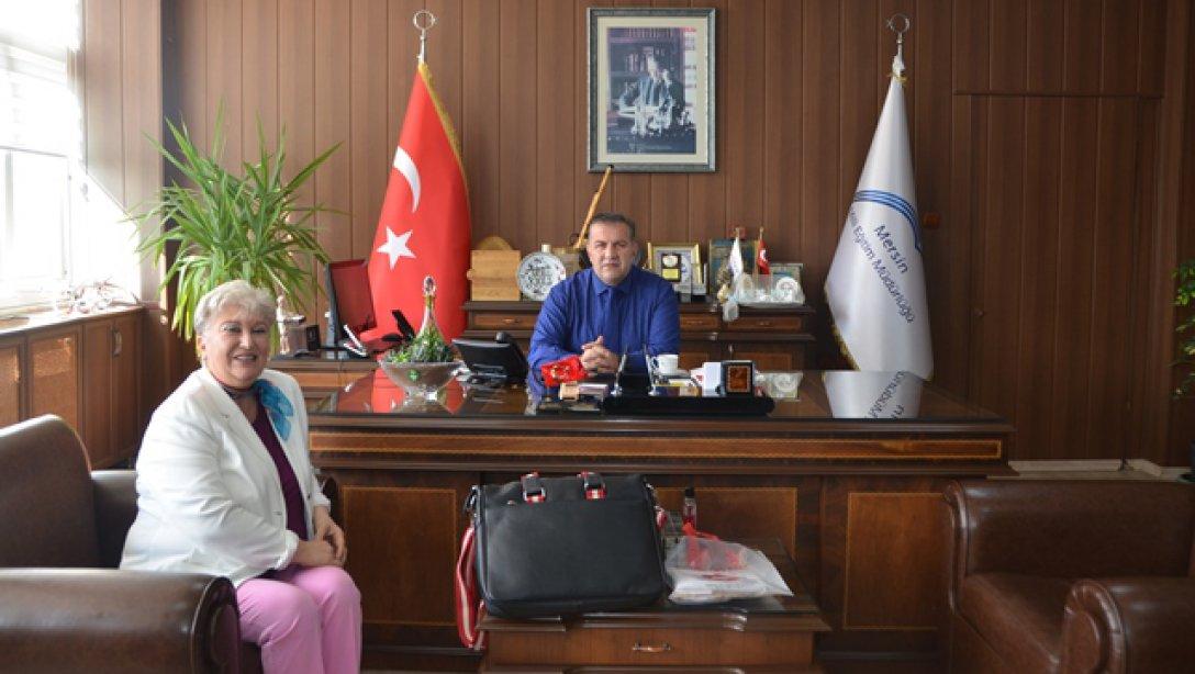 Uluslararası Final Üniversitesi Mersin Bölge Koordinatörü Türkan Kütük İl Millî Eğitimi Müdürümüzü Ziyaret Etti