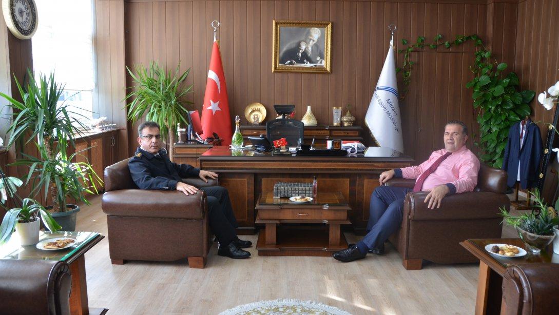 Mersin İl Jandarma Komutanı Sn. Necip ÇARIKCIOĞLU 'ndan Müdürlüğümüze Ziyaret