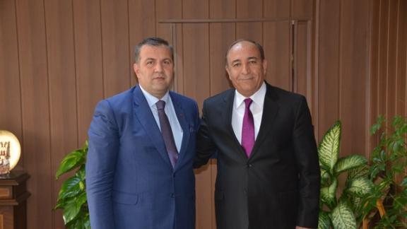 Mersin İdman Yurdu  Başkanı Ali Kahramanlı  İl Milli Eğitim Müdürümüzü Ziyaret Etti