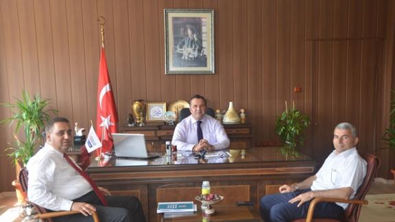 Tarsus Kaymakamı ve Belediye Başkanı Müdürlüğümüzü Ziyaret Etti