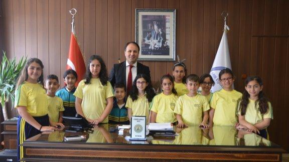 Kıbrıs Güzelyurt Aydın Köyü İlkokulu Müdürlüğümüzü Ziyaret Etti