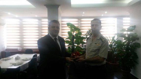 Millî Eğitim Müdürümüz Jandarma Komutanı J. Kd. Albay Cavlak’ı Ziyaret Etti