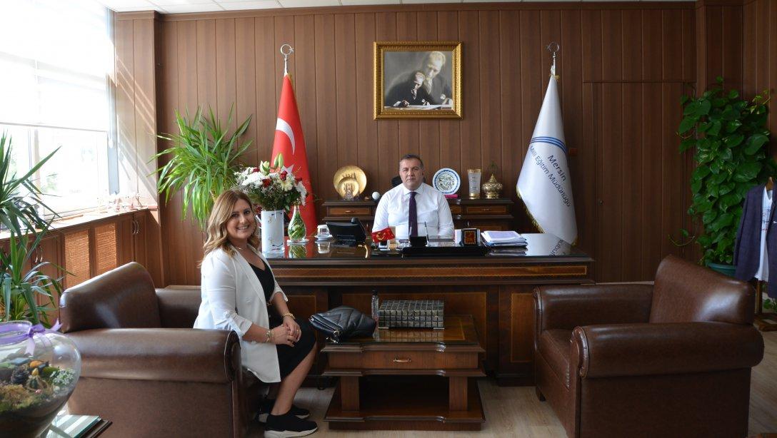 Aydın Üniversitesi Bölge Koordinatörü Sn. Öznur TÜBEY Müdürlüğümüzü Ziyaret Etti