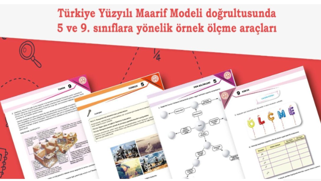 YENİ MÜFREDATA UYGUN YENİ ÖRNEK ÖLÇME ARAÇLARI YAYIMLANDI